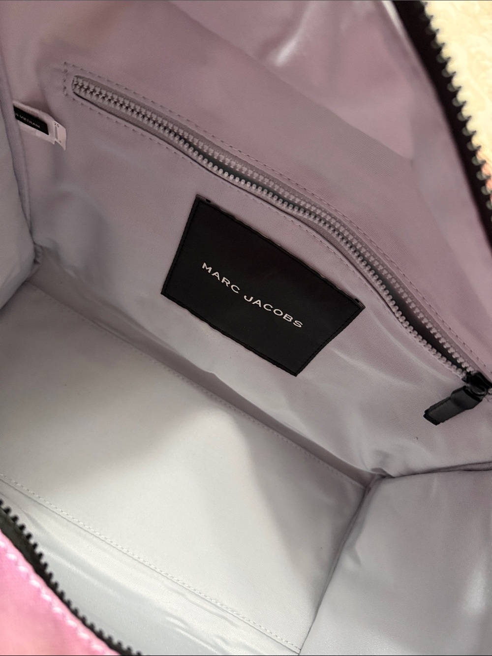 NEW Authentic Medium Marc Jacobs Pastel Tie-Dye Tote in Pink & Blue - Picture 5 of 9